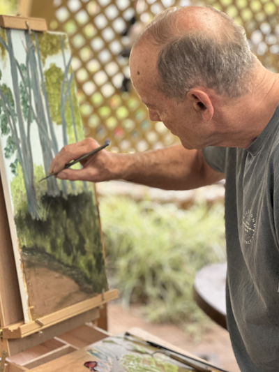 Lucas Holleman painting